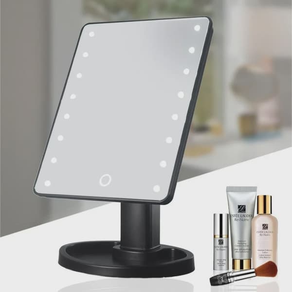Sminkspegel med LED-belysning white
