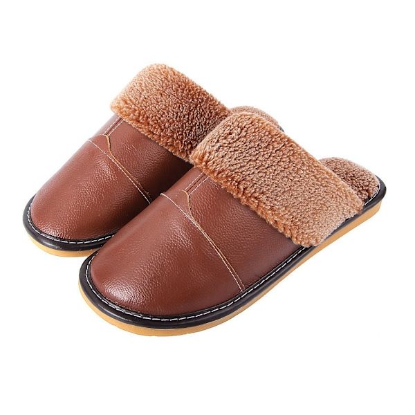 Varma hemmatofflor - bruna Brown Euro 44-45