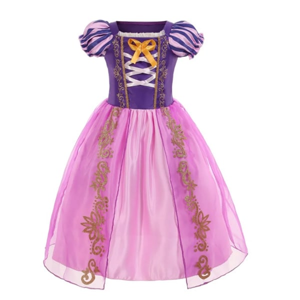 Princess cosplay kostym för tjejer - Rapunzel lila 110