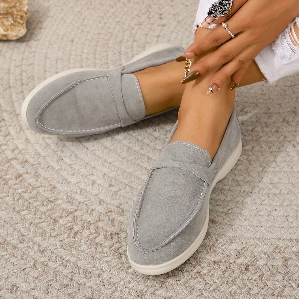 Casual damskor loafers grey Euro 35