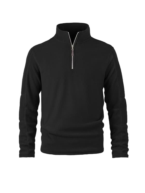 Fleecepullover för herr med hög krage och dragkedja Mint Euro S