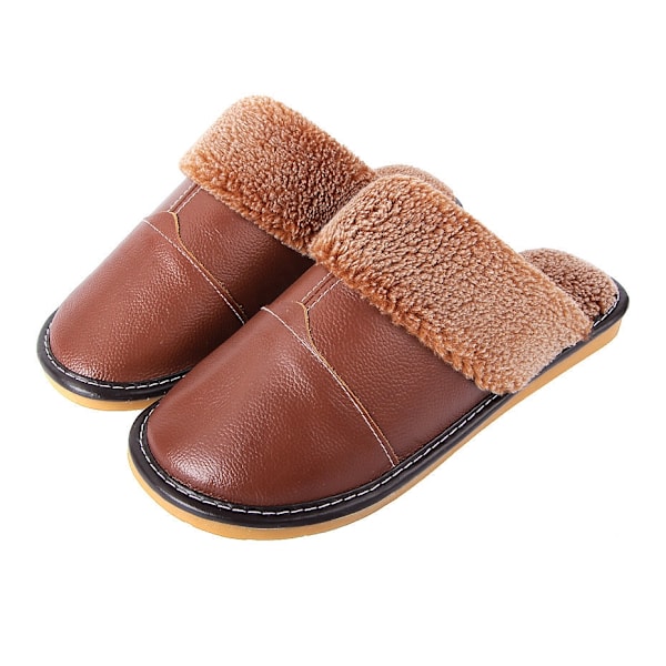 Varma hemmatofflor - bruna Brown Euro 40-41