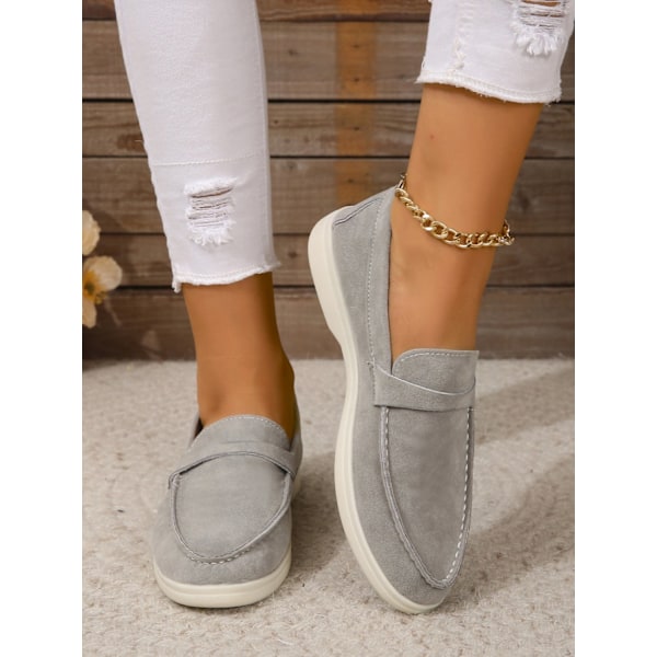 Casual damskor loafers grey Euro 35