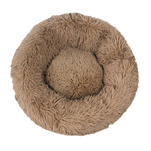 Varm, mjuk och mysig husdjurssäng Beige
