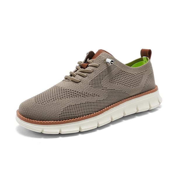 Casual sneakers för män i mesh white