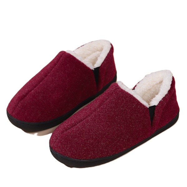 Varma unisex slip-on inomhusskor wine red Euro 37-38