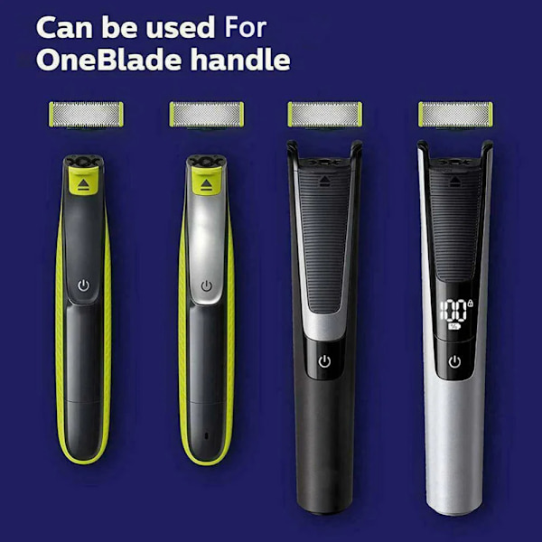 Ersättningshuvuden för ansiktshårstrimmer för OneBlade 3pcs
