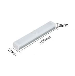 Trådlös USB-uppladdningsbar lampa med rörelsesensor warm white 10cm