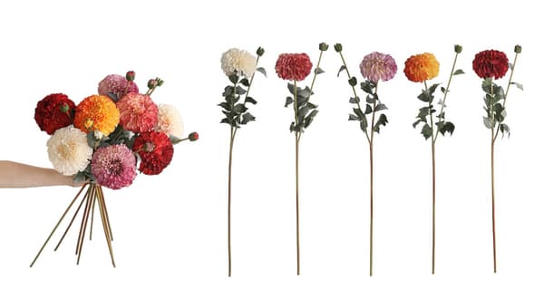 Konstgjorda prästkrageblommor – 2-pack pink