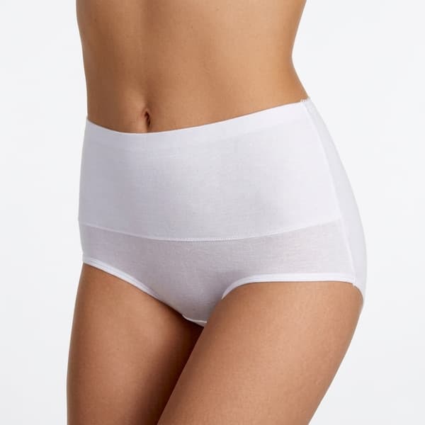 Plus size-trosor med hög midja, 4-pack light pink Euro XS