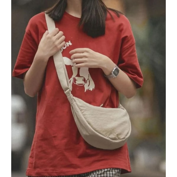 Crossbody damväska ivory