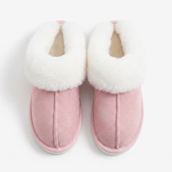 Varmfodrade innetofflor - unisex mjuka tofflor ivory EU 43-44