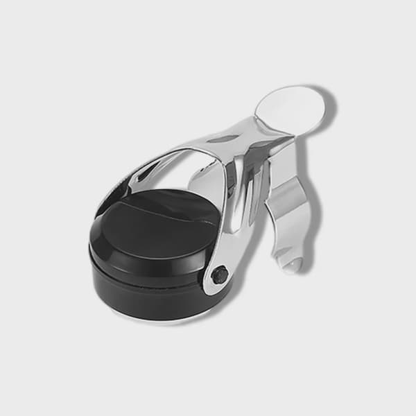 Flaskpropp för vin och champagne, 2-pack black