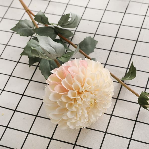 Konstgjorda prästkrageblommor – 2-pack cream