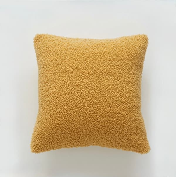 Mjukt och fluffigt kuddfodral i fleece grey