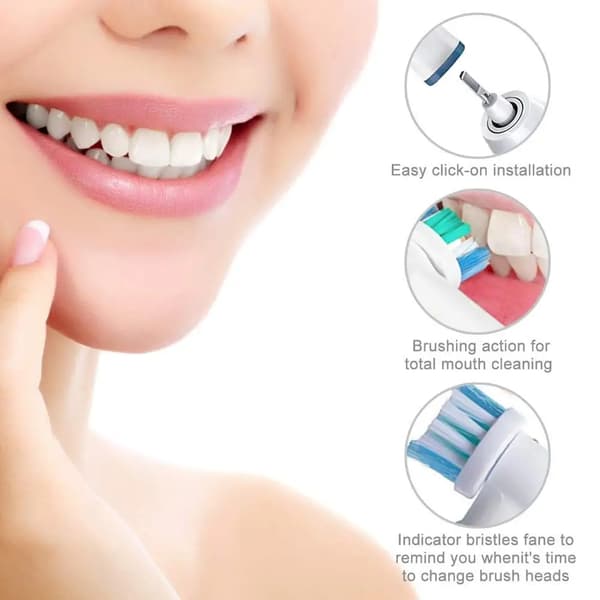 Utbytesborsthuvuden till Oral-B-tandborste – 4-pack