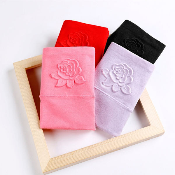 Hög midja rosdetalj damunderkläder - 3pack röd Red Euro M