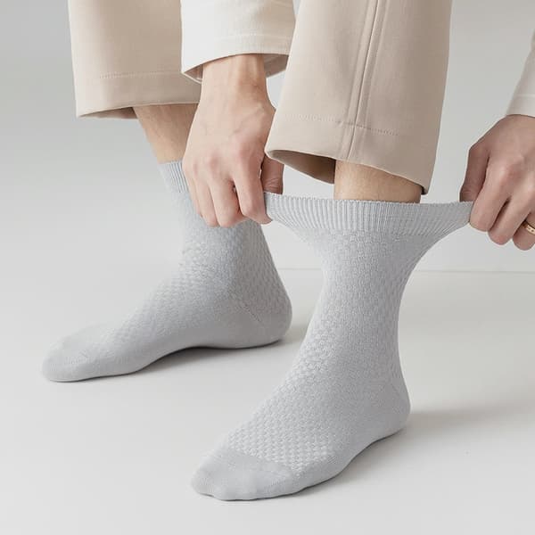 Bambustrumpor för herr - flerpack grey 5pairs