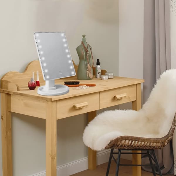Sminkspegel med LED-belysning white
