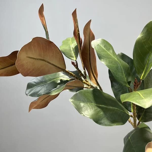 Konstgjord Magnolia Blomkvist Green 2pcs