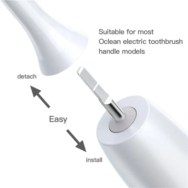 Oclean electric brush replacement heads 8-pack grey