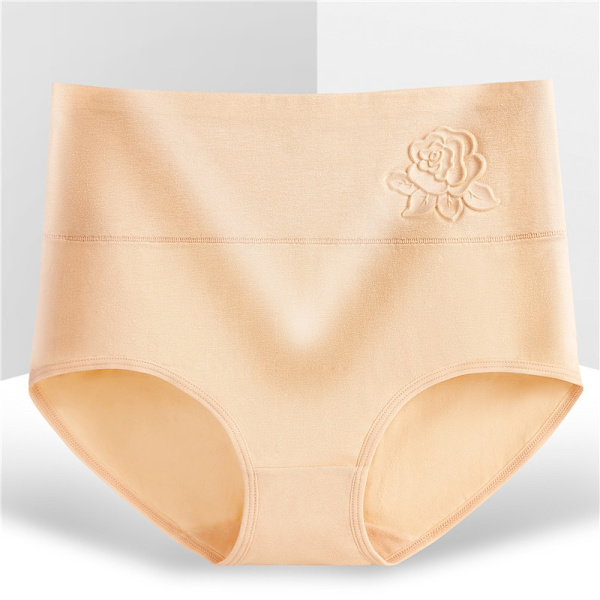 Hög midja rosdetalj damunderkläder - 6pack Euro M