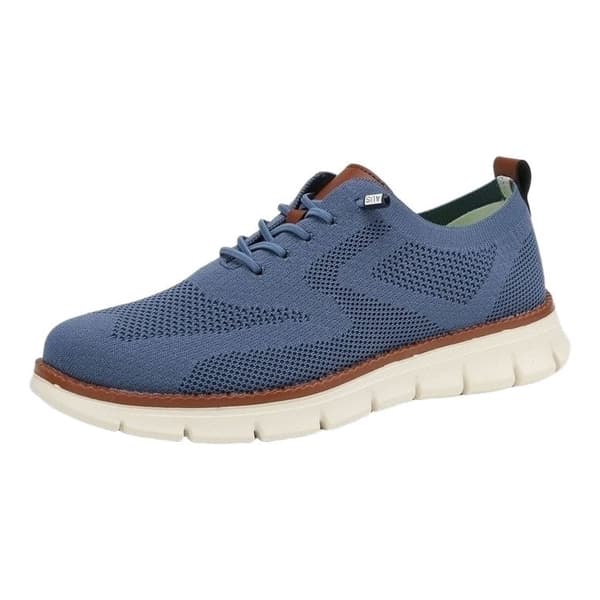 Casual sneakers för män i mesh white