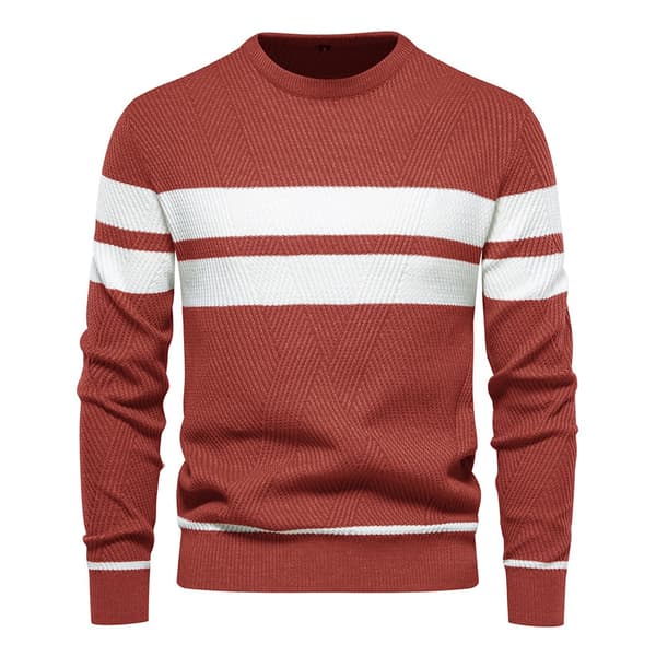 Casual herrtröja med rund halsringning light khaki Euro XS