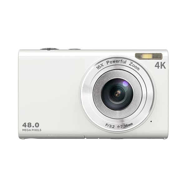 Digital kamera 4K 48 MP light purple camera+32GB memory card