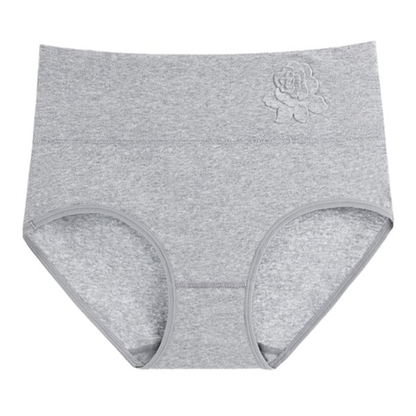 Hög midja rosdetalj damunderkläder - 6pack Euro L