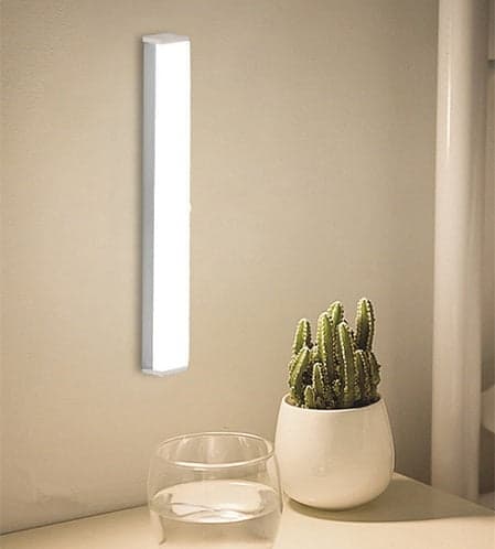 Trådlös USB-uppladdningsbar lampa med rörelsesensor warm white 10cm