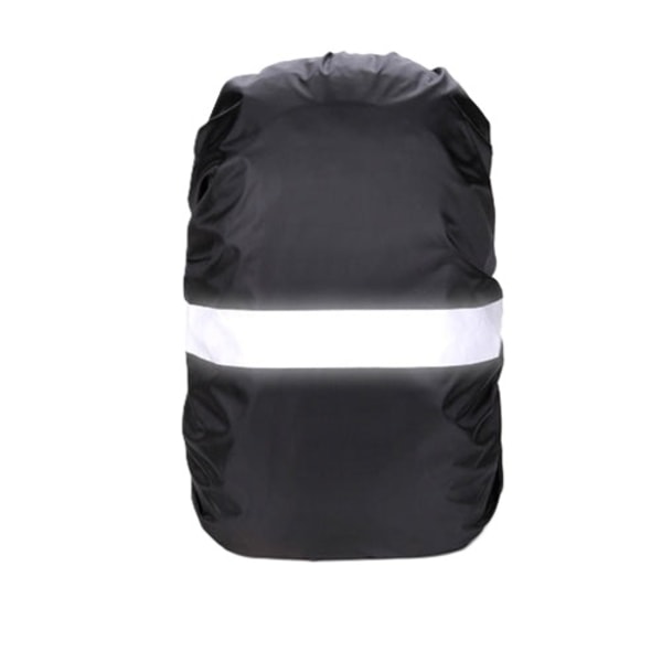 Reflekterande ryggsäck regnskydd - 60L kapacitet Svart