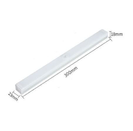 Trådlös USB-uppladdningsbar lampa med rörelsesensor warm white 10cm
