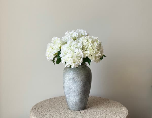 Konstgjorda hortensior, set med 4 blommor 4pcs green
