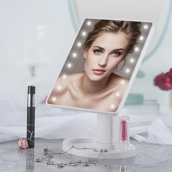 Sminkspegel med LED-belysning white