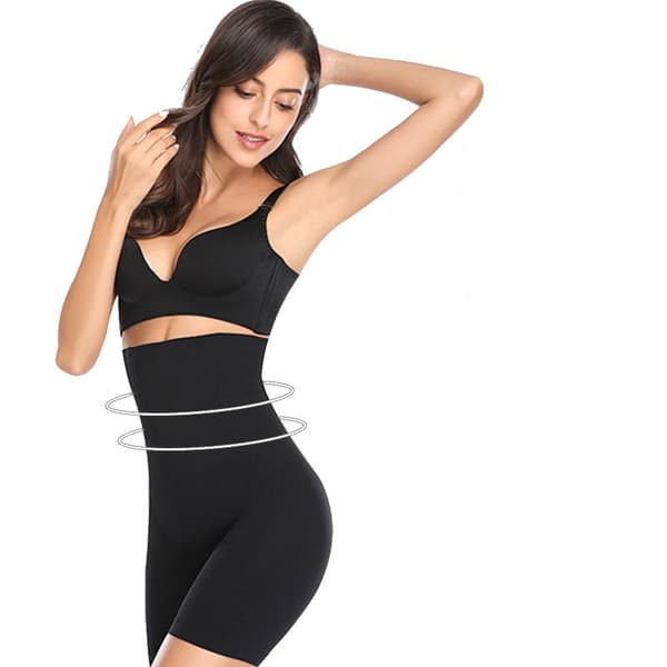 Figurformande underkläder med hög midja beige M/L