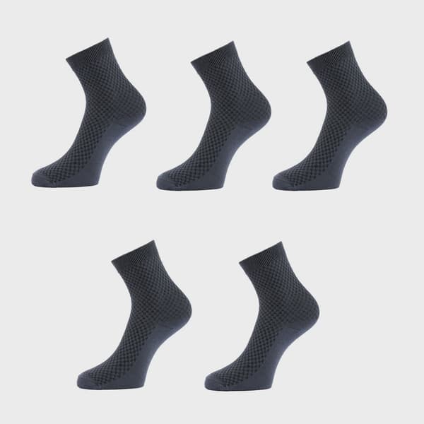 Bambustrumpor för herr - flerpack blue grey 5pairs
