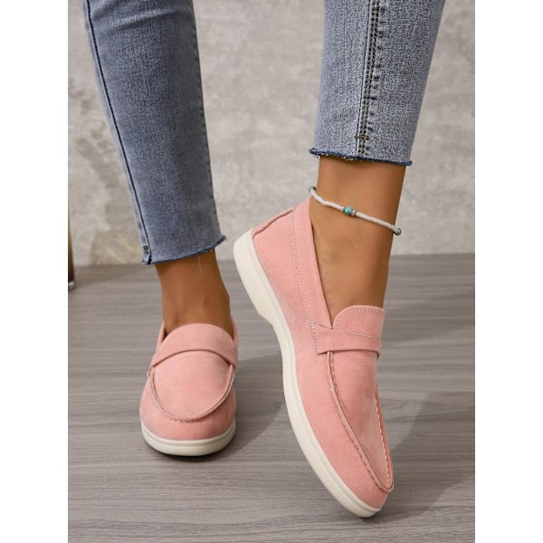 Casual damskor loafers pink Euro 40