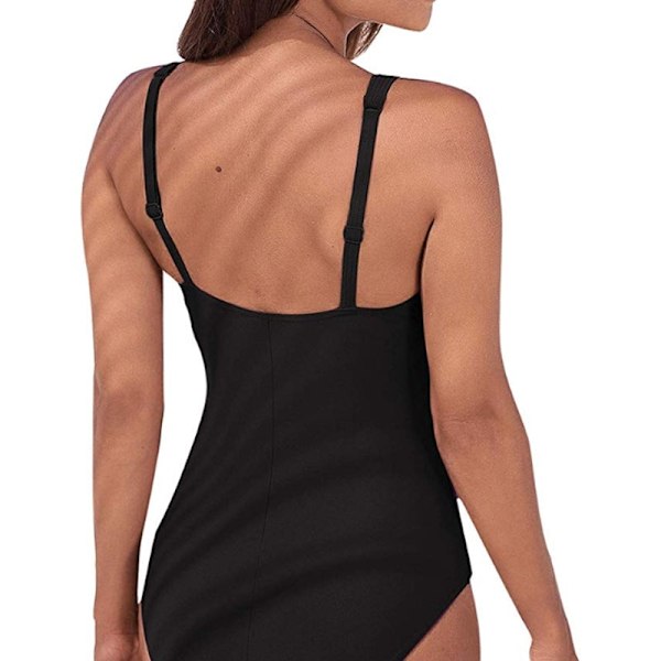 Slimmande effekt baddräkt black XL