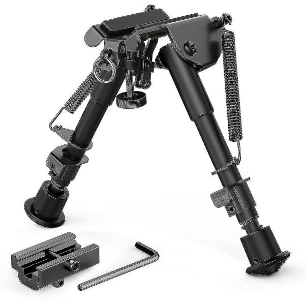 Aleko 2 i 1 Bipod 6 tum till 9 tum Justerbar Höjd Rail Mount Adapter Ingår-