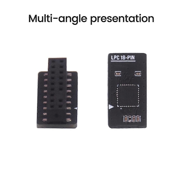 TPM 2.0 Modul LPC 18-PIN TPM 2.0 Säkerhetsmodul för ASROCK TPM 2.0 Krypteringssäkerhetsmodulkort