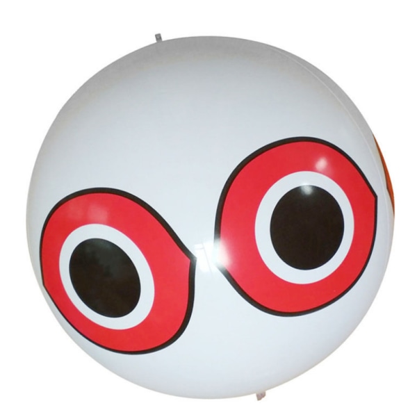1 stk Anti Bird Balloon Scary Eye-klistremerke og streng, hvit