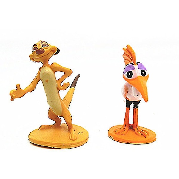 12 stk Disney Løvernes Konge Løvevagten Actionfigur Legesæt Simba Timon Pumbaa Pvc Dukke Legetøj Børn Julegaver