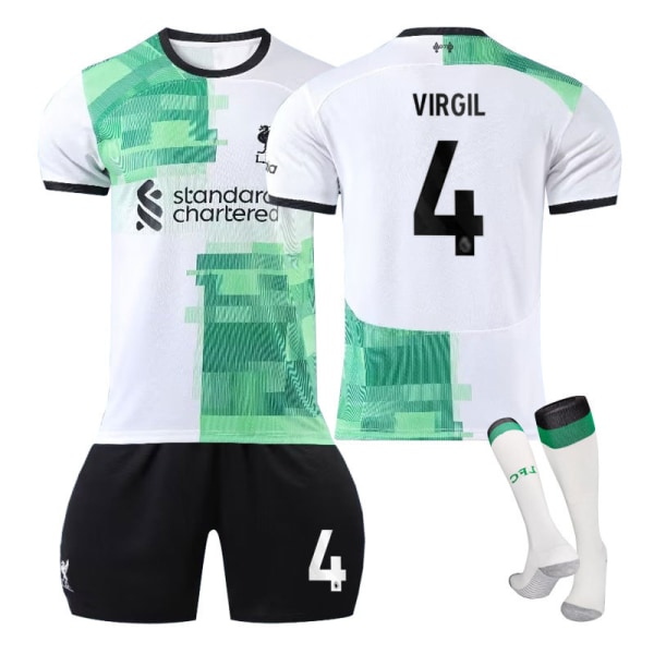 2324 Liverpool borte trening drakt jersey sportsklær herre- og damefotballuniform NO.4 28