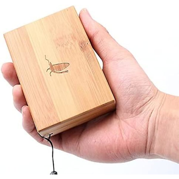 Klassisk Bamboo Wood Flue Box Fluefiske Flue Box