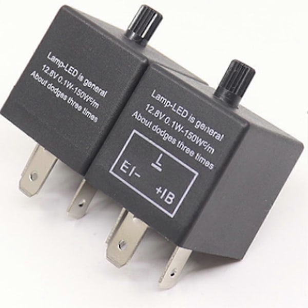 Elektronisk LED Justerbart Blinkrelä För Blinkers CF14 JL-02 Till CF 14K Motorcykel LED Blinkrelä V9E8