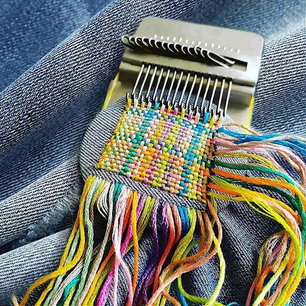 Mini Vevemaskin Speedweve Type, Darning Loom Raskt Mini Reparasjon Praktisk Darning Loom DIY W