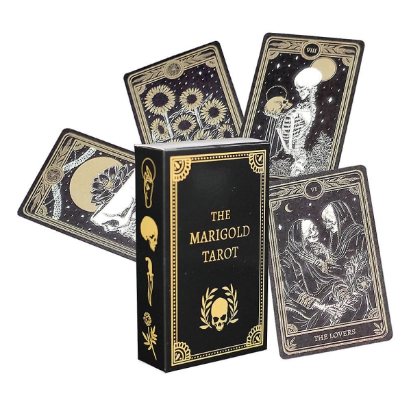 The Marigold Tarot The Marigold Tarot Skull & Bones brettspillkortstokk