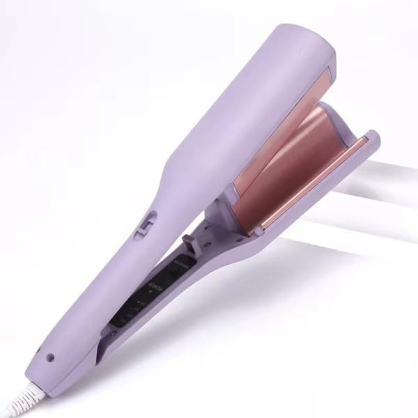 Curling Iron with 4 Adjustable Temperature Settings - 2 Ceramic Barrels - Anti-Scald Function - Fast 15-Second Heat-Up Time