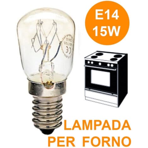 Ovnlampe E14 15 Watt Op Til 300° Grader